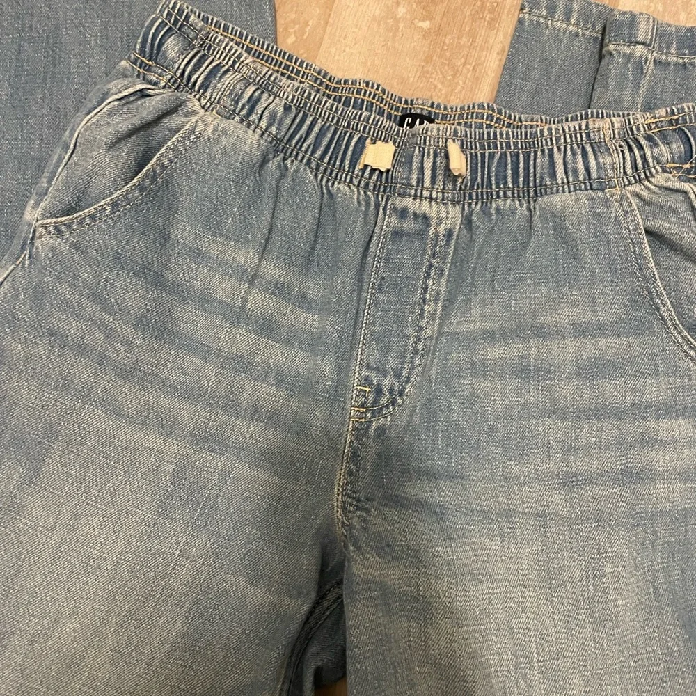 GAP Light Blue Kids Denim Jogger Jeans